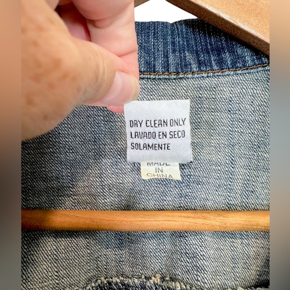 Cache Studded Denim Jacket Women's 12 - Picture 14 of 14
